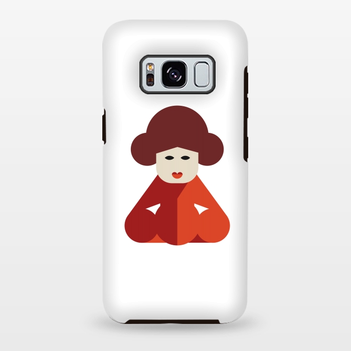 Galaxy S8 plus StrongFit cuteness chinese women by TMSarts