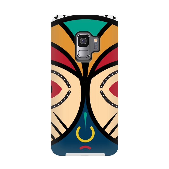 Galaxy S9 StrongFit Pende tribal Mask by TMSarts