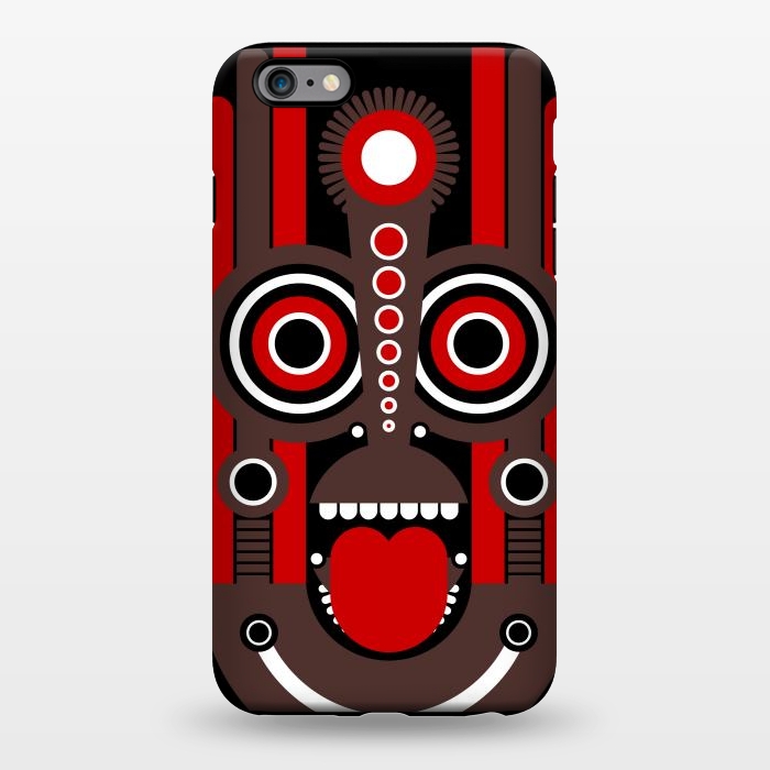 iPhone 6/6s plus StrongFit tiki tribal mask by TMSarts