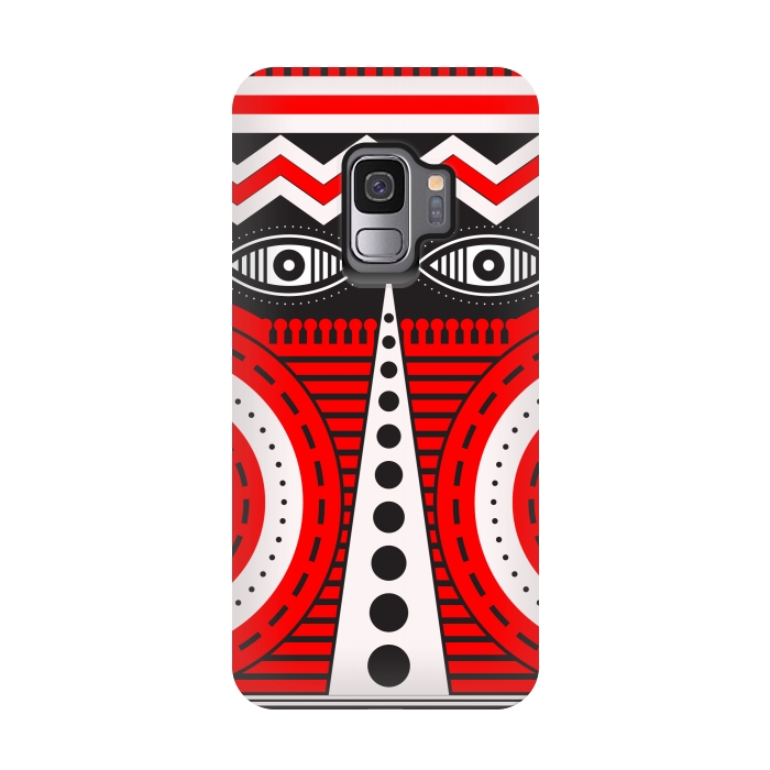 Galaxy S9 StrongFit illuminati tribal mask by TMSarts