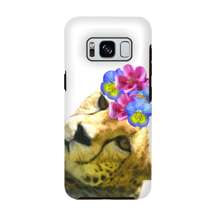Galaxy S8 StrongFit Cute Cheetah by Alemi