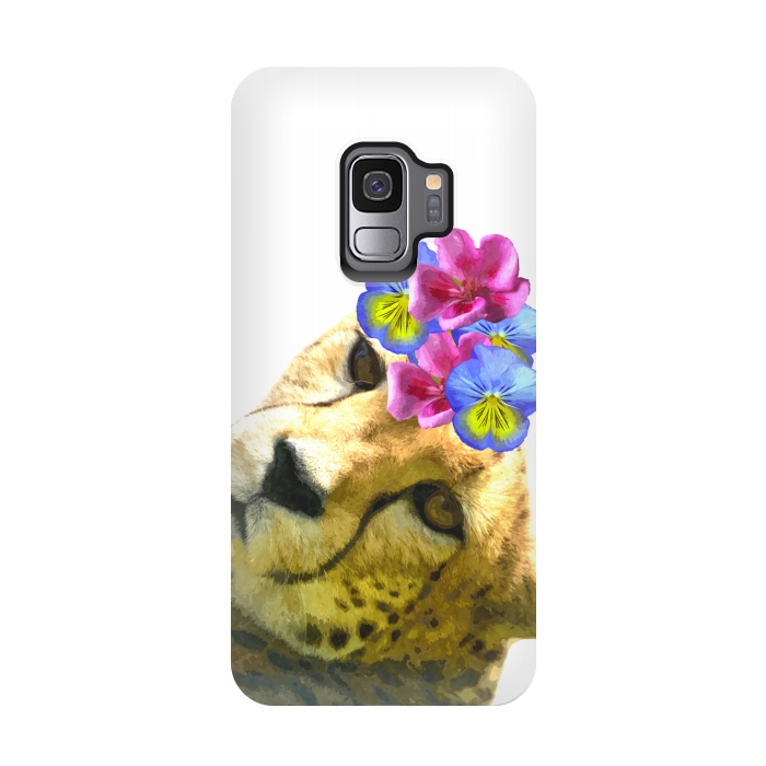 Galaxy S9 StrongFit Cute Cheetah by Alemi