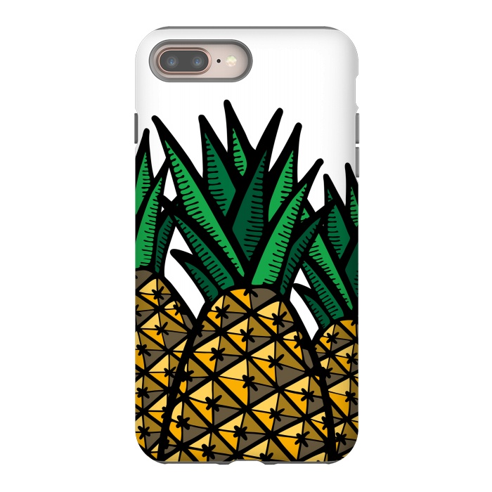iPhone 7 plus StrongFit Pineapple Field by Majoih
