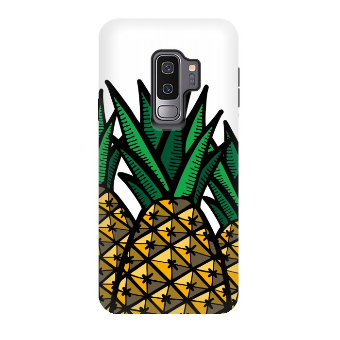 Galaxy S9 plus StrongFit Pineapple Field by Majoih