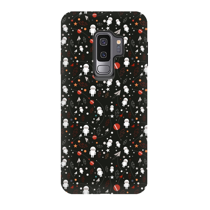 Galaxy S9 plus StrongFit cartoon space pattern by TMSarts