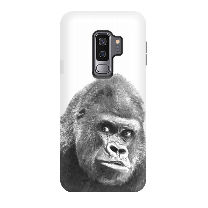 Galaxy S9 plus StrongFit Black and White Gorilla by Alemi