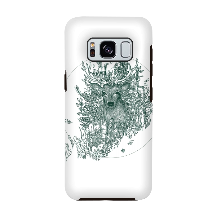 Galaxy S8 StrongFit Stag and Forest by ECMazur 