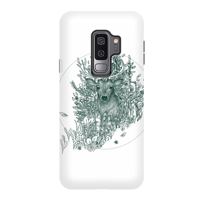 Galaxy S9 plus StrongFit Stag and Forest by ECMazur 