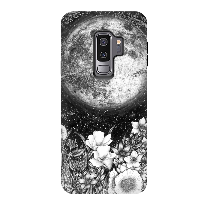 Galaxy S9 plus StrongFit Midnight in the Garden by ECMazur 