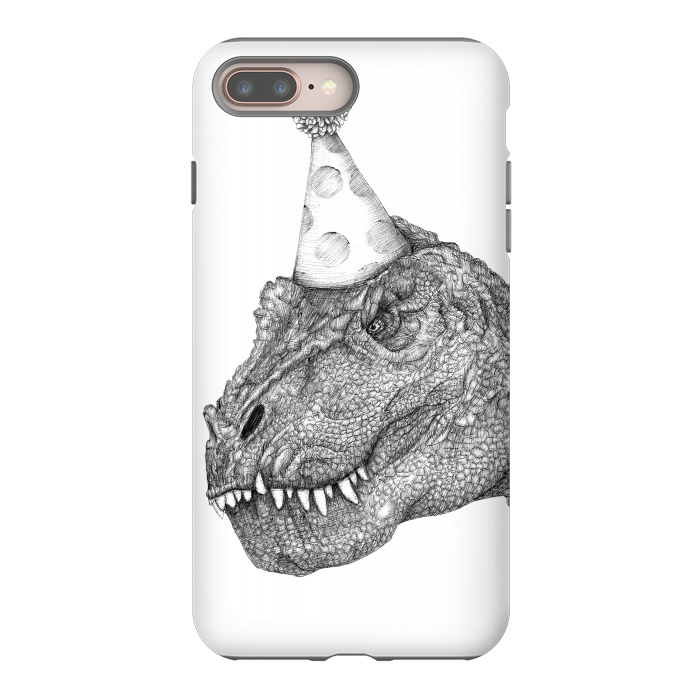 iPhone 7 plus StrongFit Party Dinosaur by ECMazur 