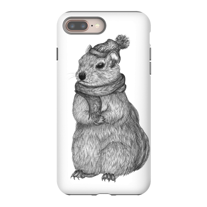 iPhone 7 plus StrongFit Chilly Chipmunk by ECMazur 