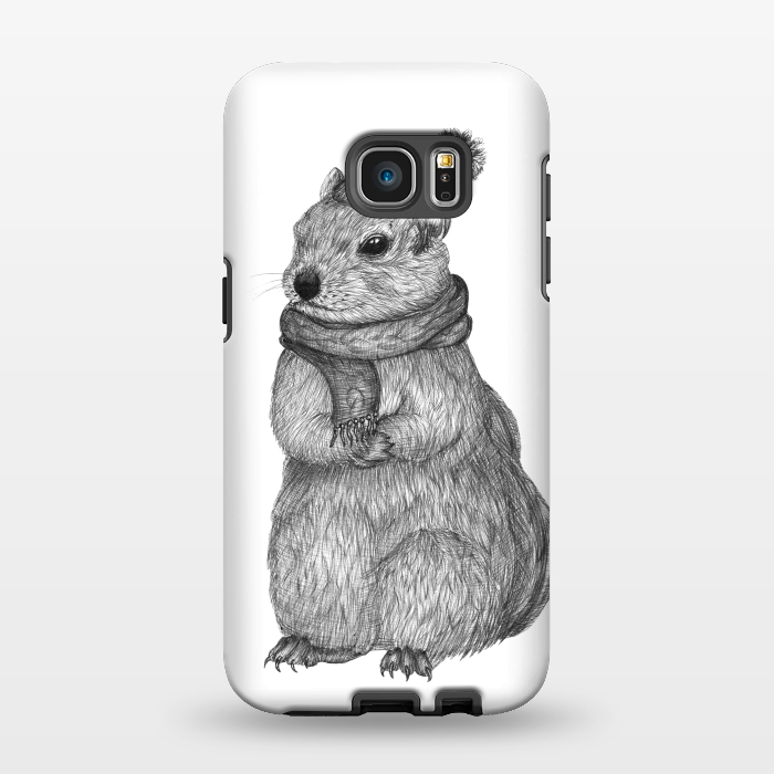 Galaxy S7 EDGE StrongFit Chilly Chipmunk by ECMazur 
