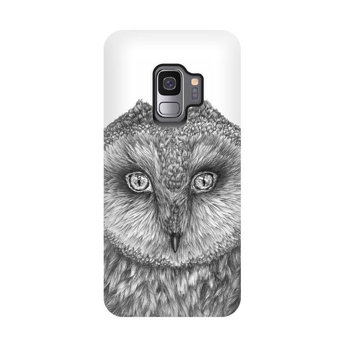 Galaxy S9 StrongFit Little Barn Owl by ECMazur 