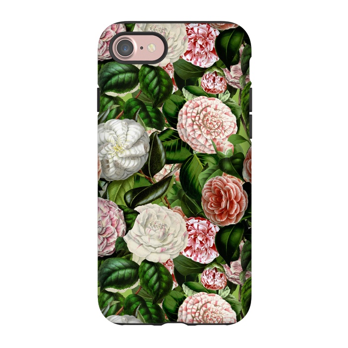 iPhone 7 StrongFit Victorian Vintage Camellia Pattern by  Utart