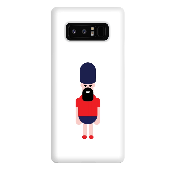 Galaxy Note 8 StrongFit cartoon guard standing  by TMSarts