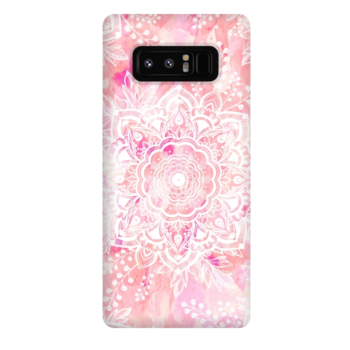 Galaxy Note 8 StrongFit Queen Starring of Mandalas-Rose by ''CVogiatzi.