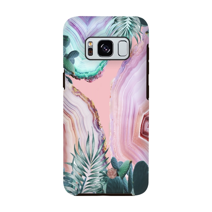 Galaxy S8 StrongFit Mineral Agates & Garden #Glam collection by ''CVogiatzi.