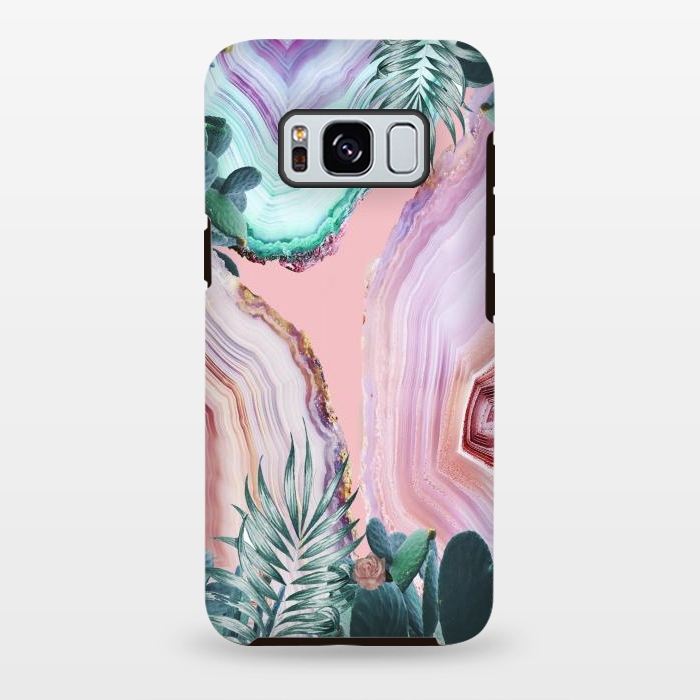 Galaxy S8 plus StrongFit Mineral Agates & Garden #Glam collection by ''CVogiatzi.