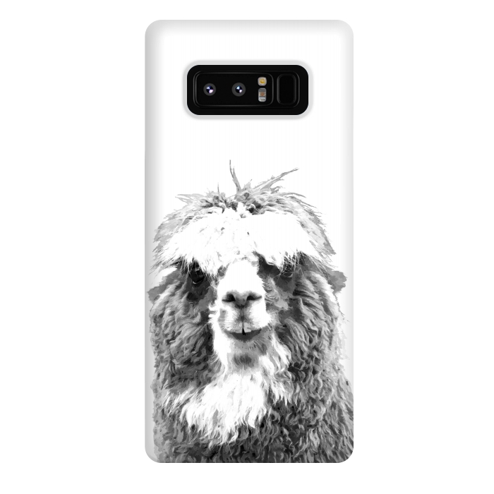 Galaxy Note 8 StrongFit Black and White Alpaca by Alemi