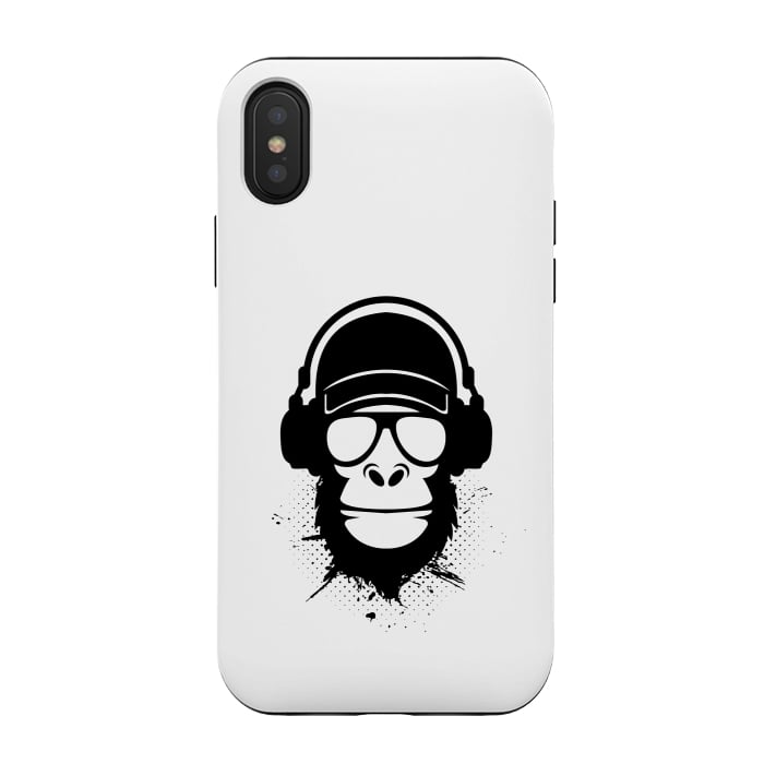 iPhone Xs / X StrongFit cool dude monkey by TMSarts