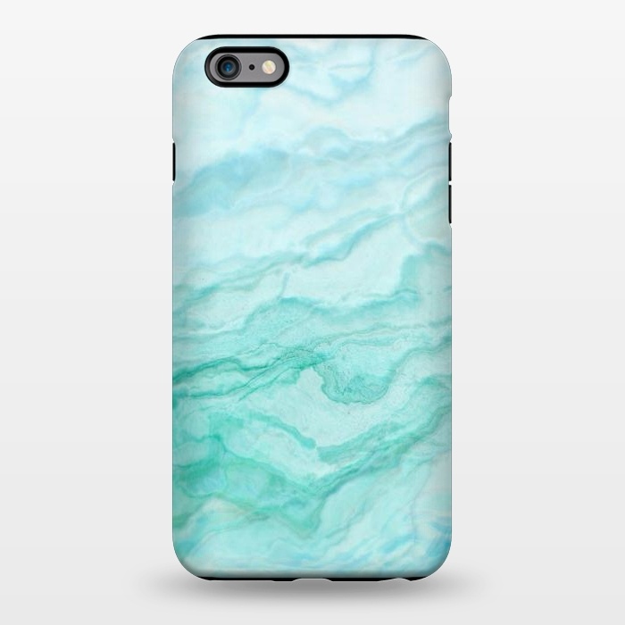 iPhone 6/6s plus StrongFit Teal and Turquoise Marble Ink by  Utart