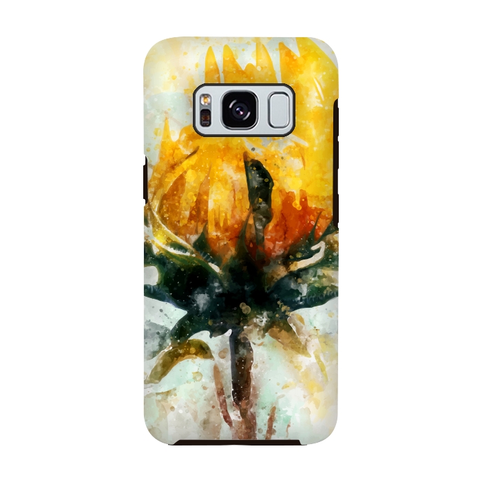 Galaxy S8 StrongFit Born in Sunflower by Creativeaxle