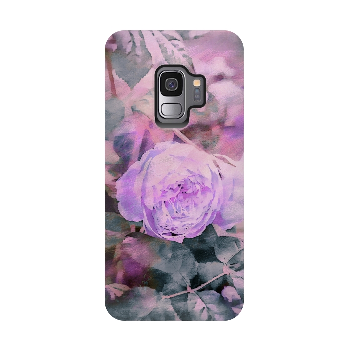 Galaxy S9 StrongFit Rose Mixed Media Art by Andrea Haase