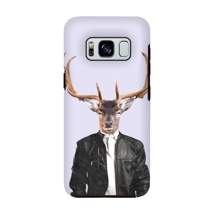Galaxy S8 StrongFit Fashionable Deer Illustration by Alemi
