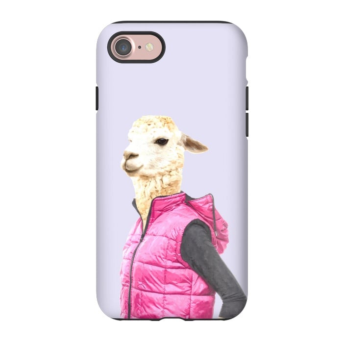 iPhone 7 StrongFit Fashionable Llama Illustration by Alemi