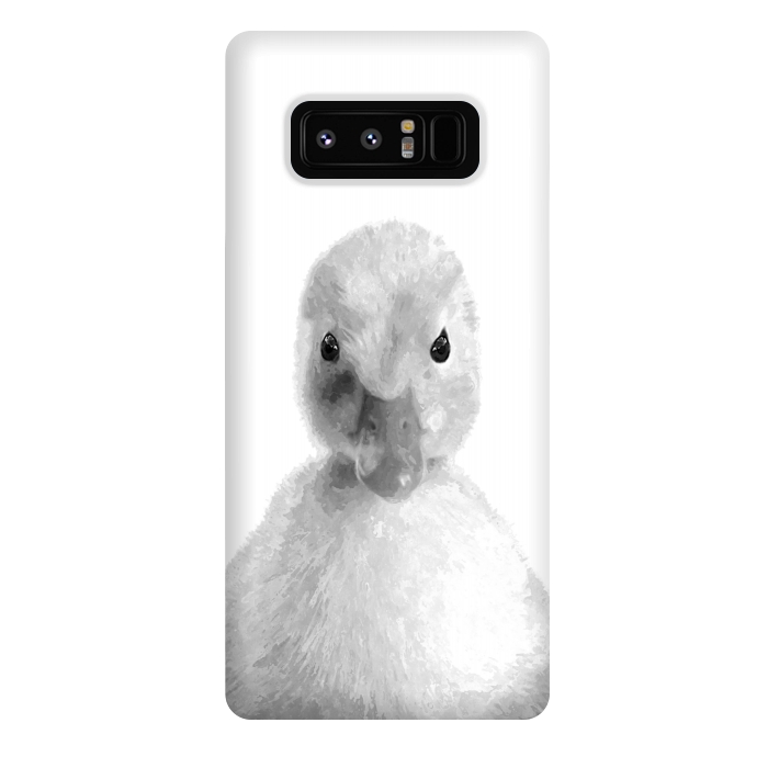 Galaxy Note 8 StrongFit Black and White Duckling by Alemi