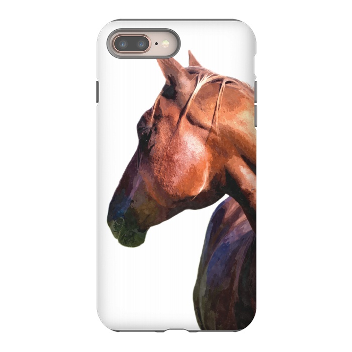 iPhone 7 plus StrongFit Horse Portrait by Alemi
