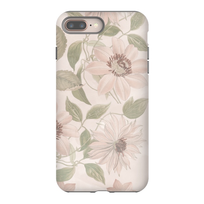 iPhone 7 plus StrongFit Nostalgic Flowers by Andrea Haase