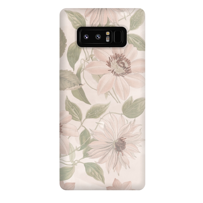 Galaxy Note 8 StrongFit Nostalgic Flowers by Andrea Haase