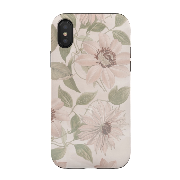 iPhone Xs / X StrongFit Nostalgic Flowers by Andrea Haase