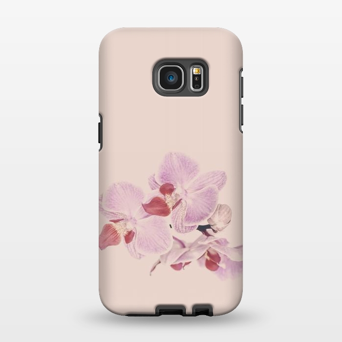 Galaxy S7 EDGE StrongFit Orchid In Soft Pastel Pink by Andrea Haase