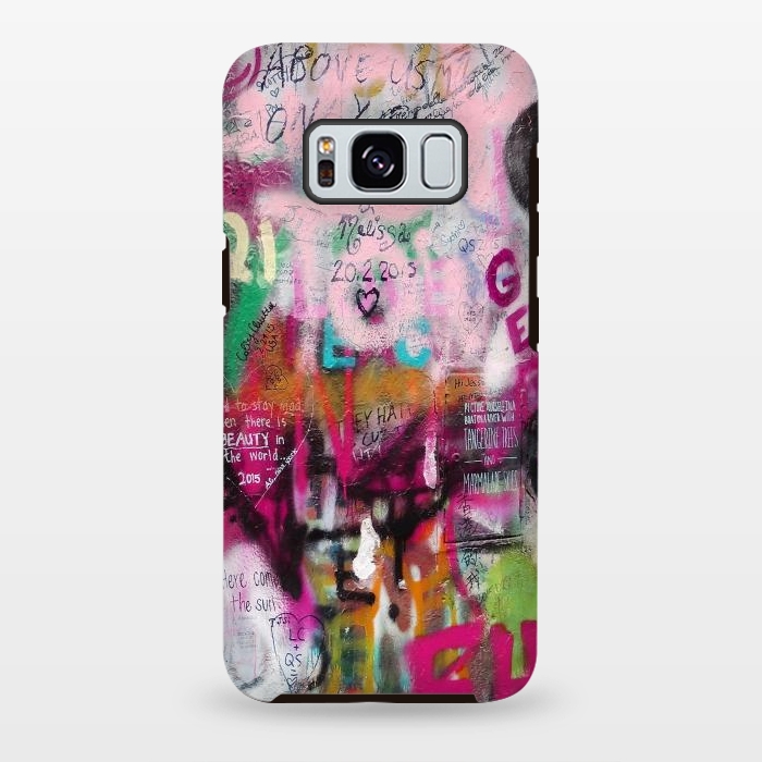 Galaxy S8 plus StrongFit Cool Graffiti Wall Art by Andrea Haase