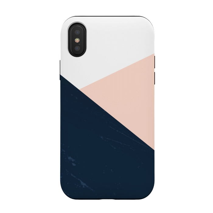 iPhone Xs / X StrongFit BLUE-ROSE by ''CVogiatzi.