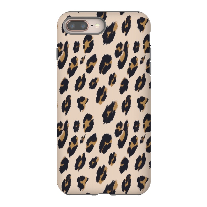 iPhone 7 plus StrongFit B&B Leopard Design by Joanna Vog