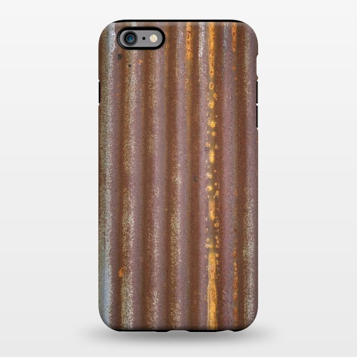 iPhone 6/6s plus StrongFit Old Rusty Corrugated Sheet 2 by Andrea Haase