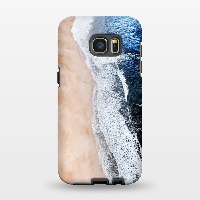 Galaxy S7 EDGE StrongFit Salty Paths of Waves by Joanna Vog