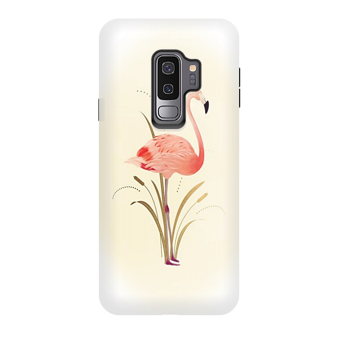 Galaxy S9 plus StrongFit Flamingo Dream by Joanna Vog