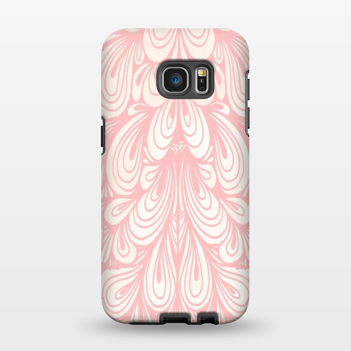 Galaxy S7 EDGE StrongFit Pink Garden by Joanna Vog