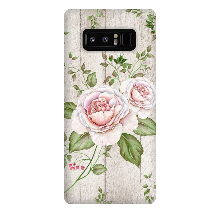 Galaxy Note 8 StrongFit Pink Rose by Creativeaxle