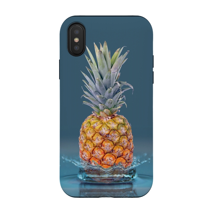 iPhone Xs / X StrongFit Pineapple Strike by Creativeaxle