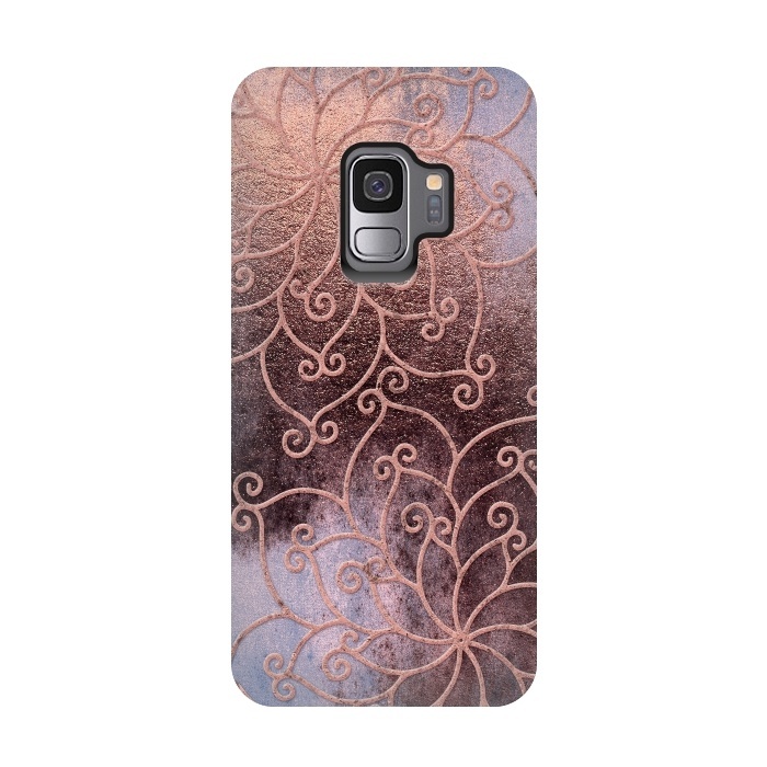 Galaxy S9 StrongFit Pink Sundown by  Utart