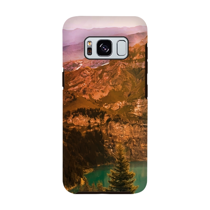 Galaxy S8 StrongFit Mountain Valley by Creativeaxle
