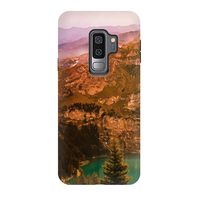 Galaxy S9 plus StrongFit Mountain Valley by Creativeaxle