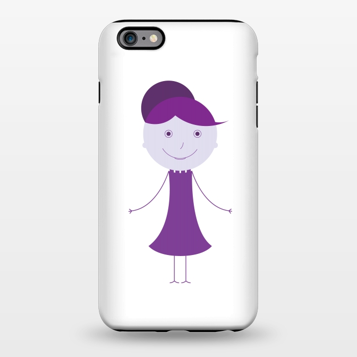 iPhone 6/6s plus StrongFit purple girl by TMSarts