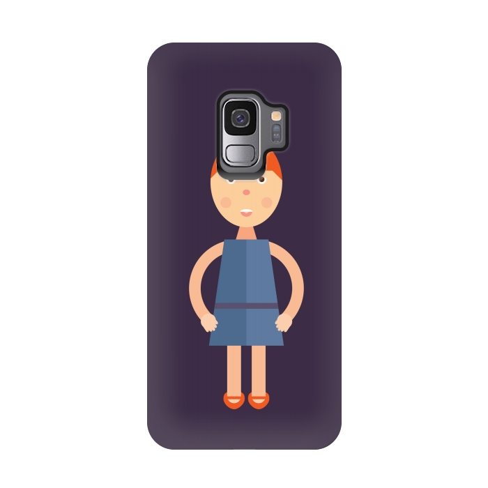 Galaxy S9 StrongFit little girl standing by TMSarts