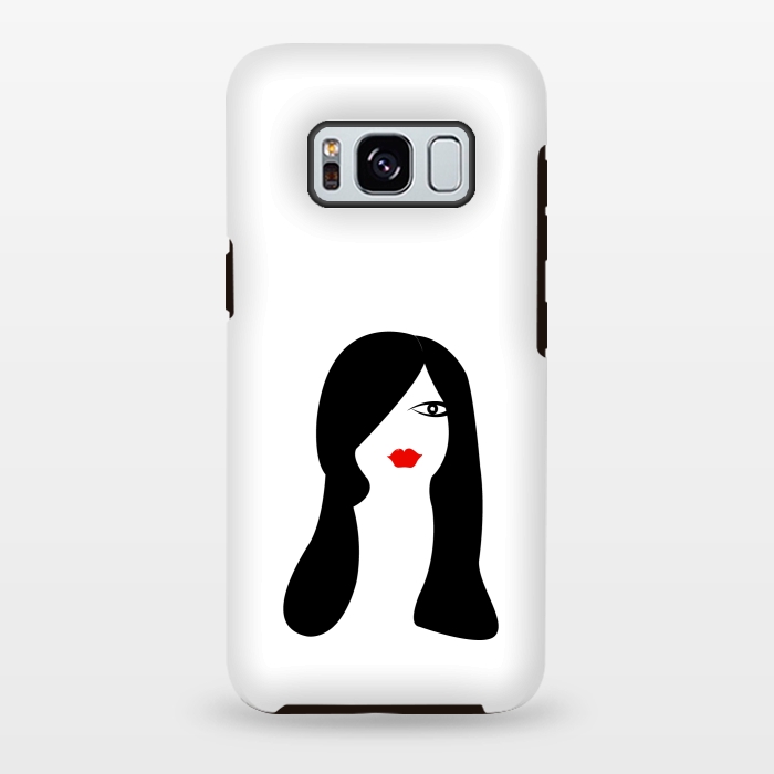 Galaxy S8 plus StrongFit long hair women by TMSarts